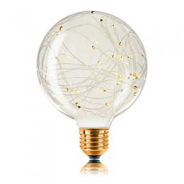 Изображение продукта Лампа светодиодная филаментная E27 2W 2700K прозрачная 